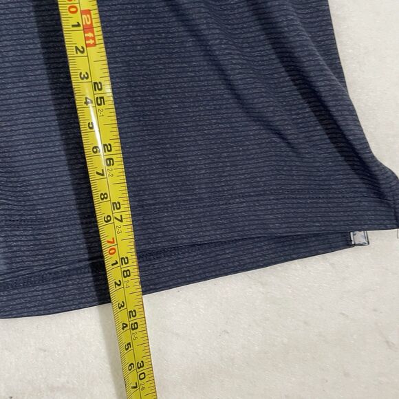 7Diamonds Polo Shirt Mens Large Navy Blue Dawn Patrol Performance Golf Athletic - Picture 4 of 6